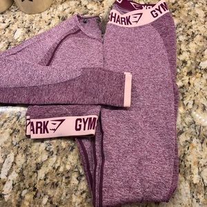 Gymshark FLEX SET {MEDIUM legging/SMALL crop top}